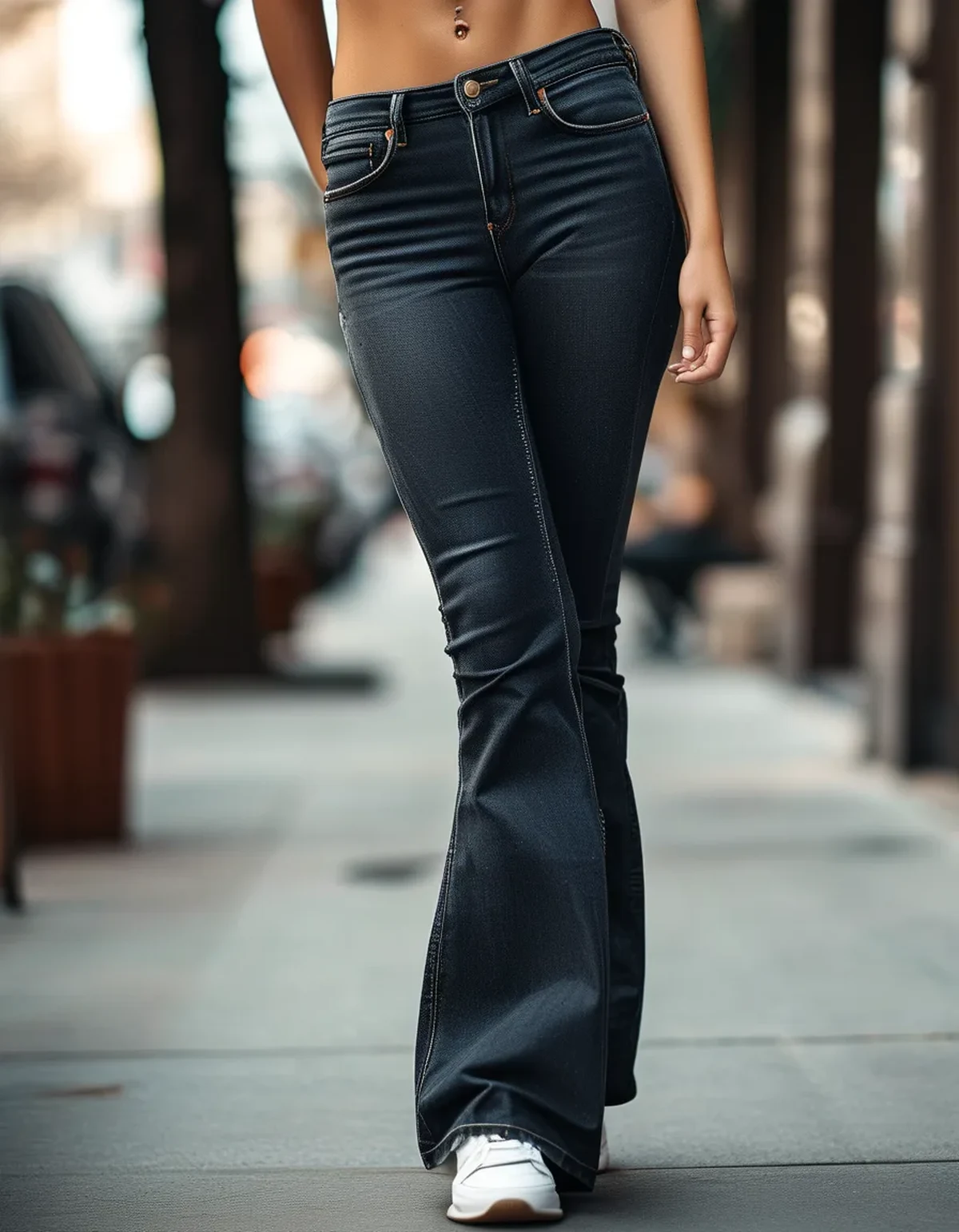 What Shoes Actually Work With Denim-Look Leggings